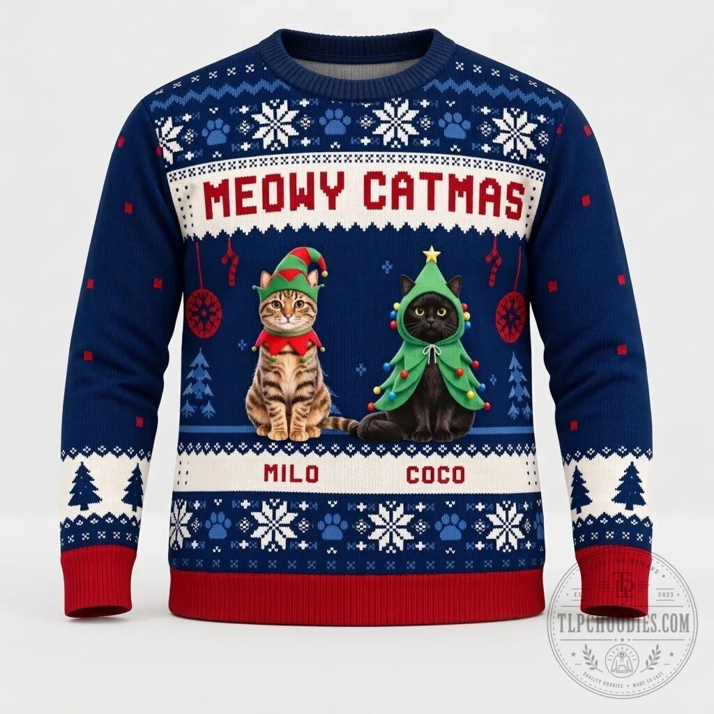 Meowy Catmas Christmas 2026 Ugly Sweater sweatshirt