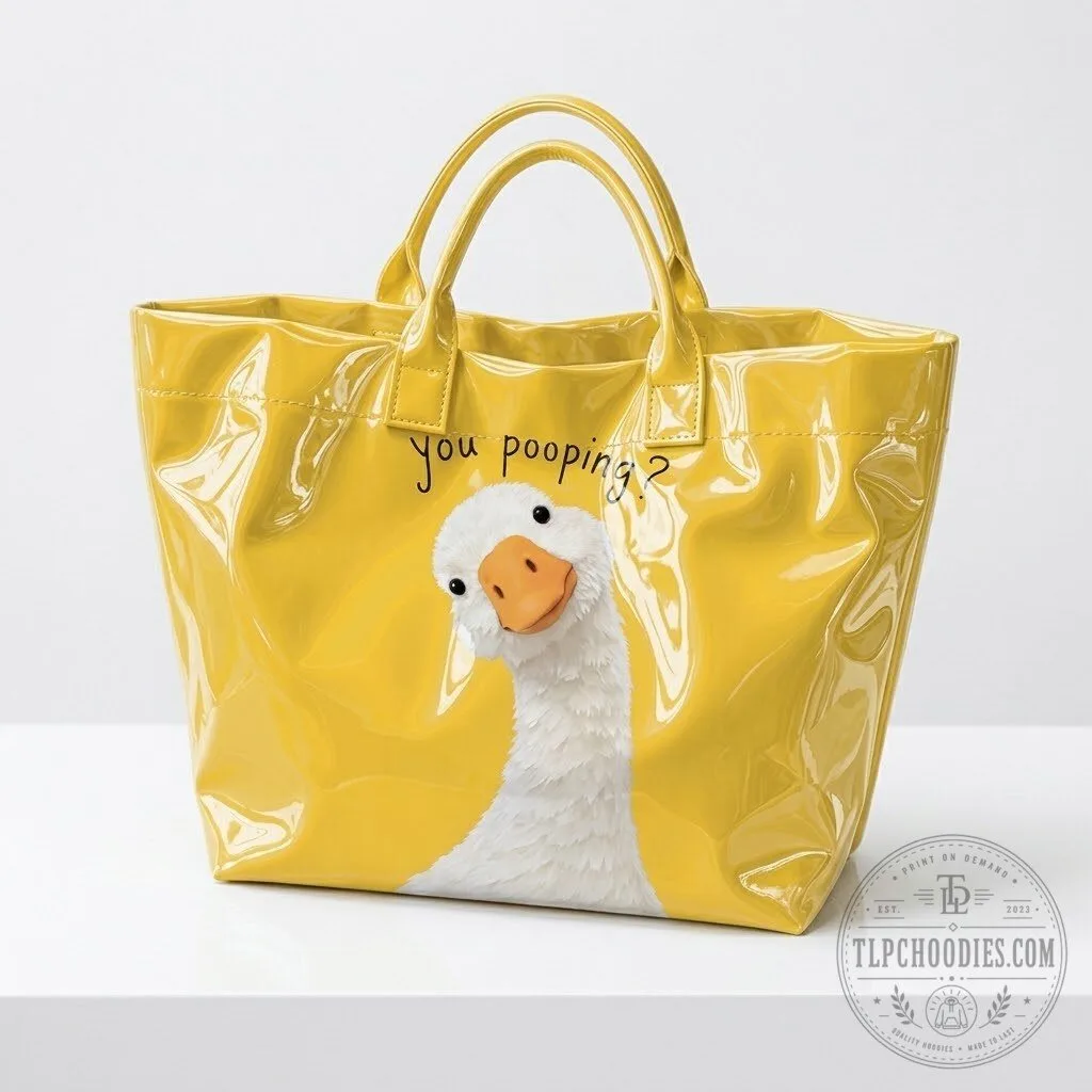 Funny You Poopin Goose Tote Bag gift bags 10 Funny You Poopin Goose Tote Bag gift bags