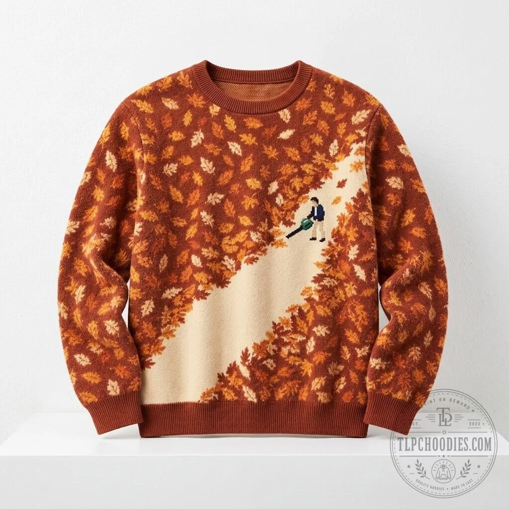 Lawn Mower Leaf Pattern Fall 2026 Ugly Sweater Sweatshirt 7 Lawn Mower Leaf Pattern Fall 2026 Ugly Sweater Sweatshirt